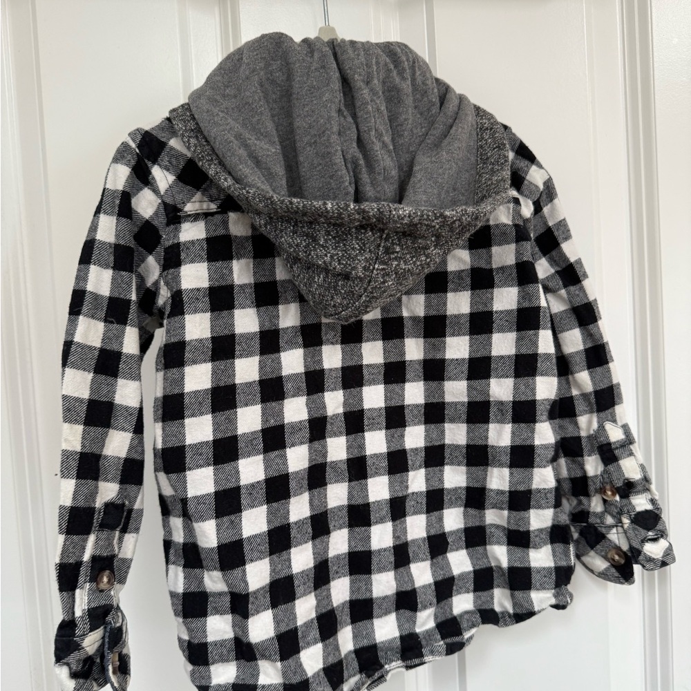 Epic Threads Black and White Plaid Button Down Shirt - Picture 3 of 3